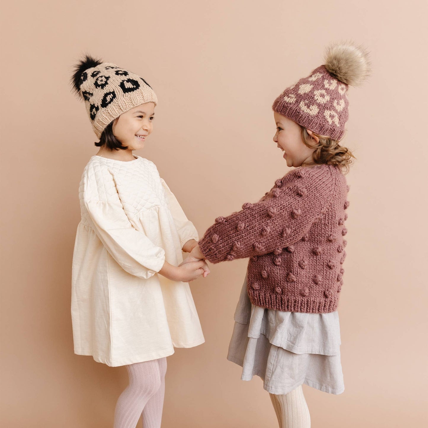 The Blueberry Hill - Cheetah Hat, Latte/Black