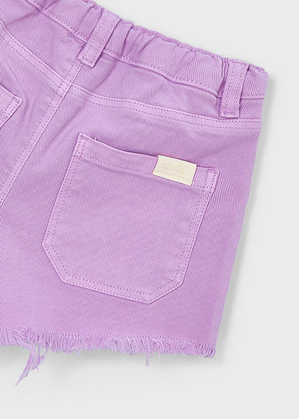 Mayoral - Lilac Basic Twill Shorts (234)