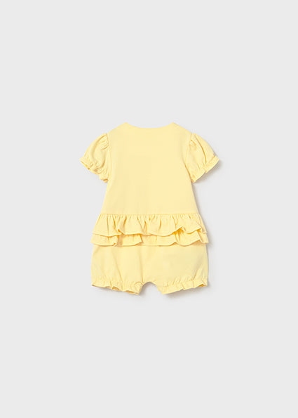 Mayoral - Yellow Short Romper (1705)