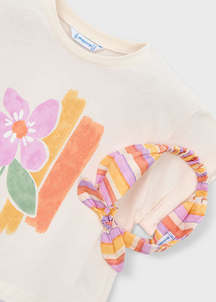 Mayoral - Bone T-Shirt w/ Headband (3010)