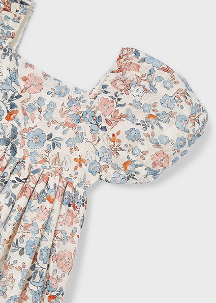 Mayoral - Salmon Printed Dress (3928)