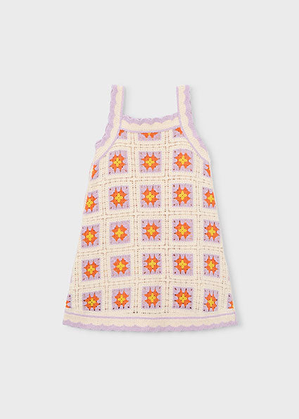 Mayoral - Bone Crochet Dress (3935)