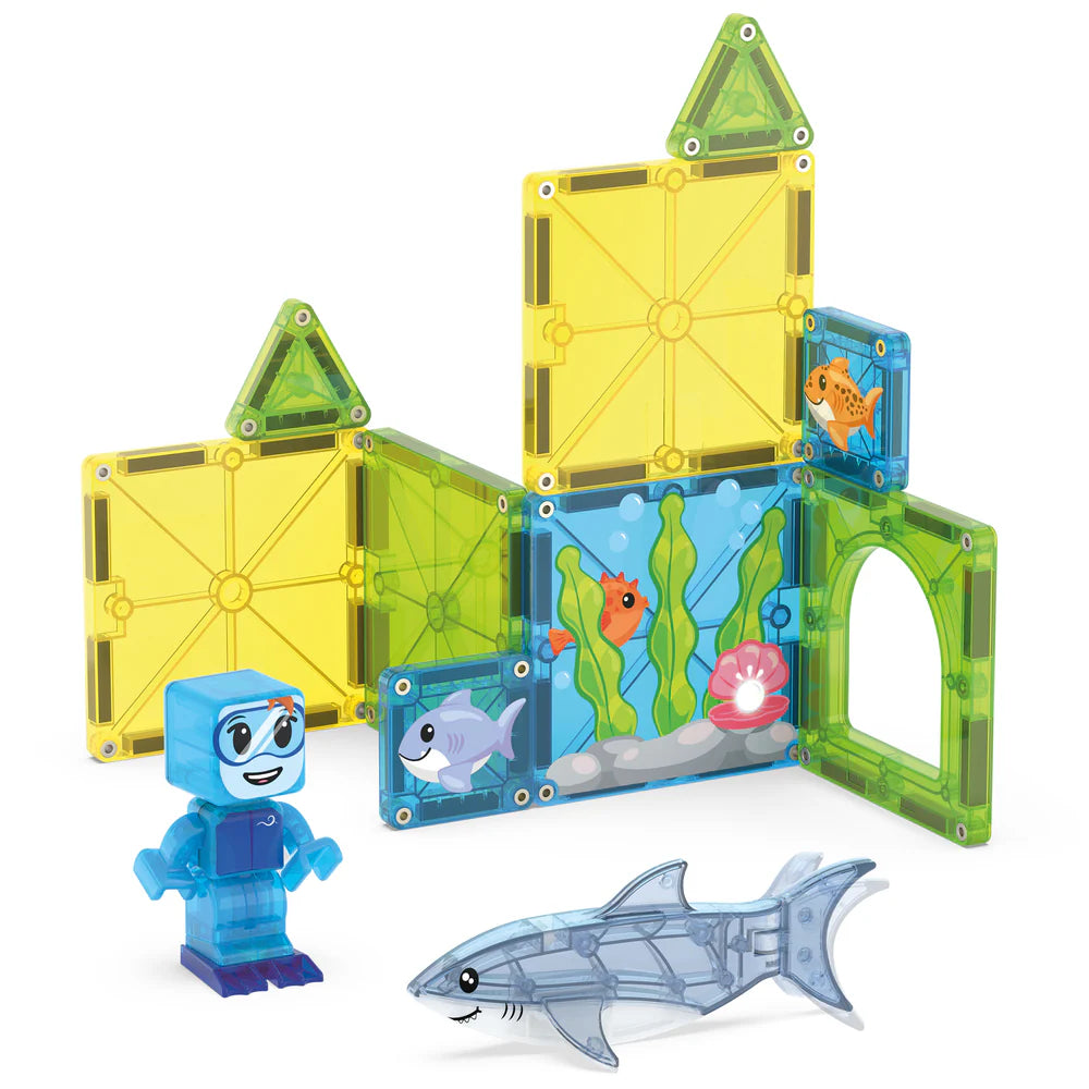 Magna-tiles - Shark Dive 13 pc Set