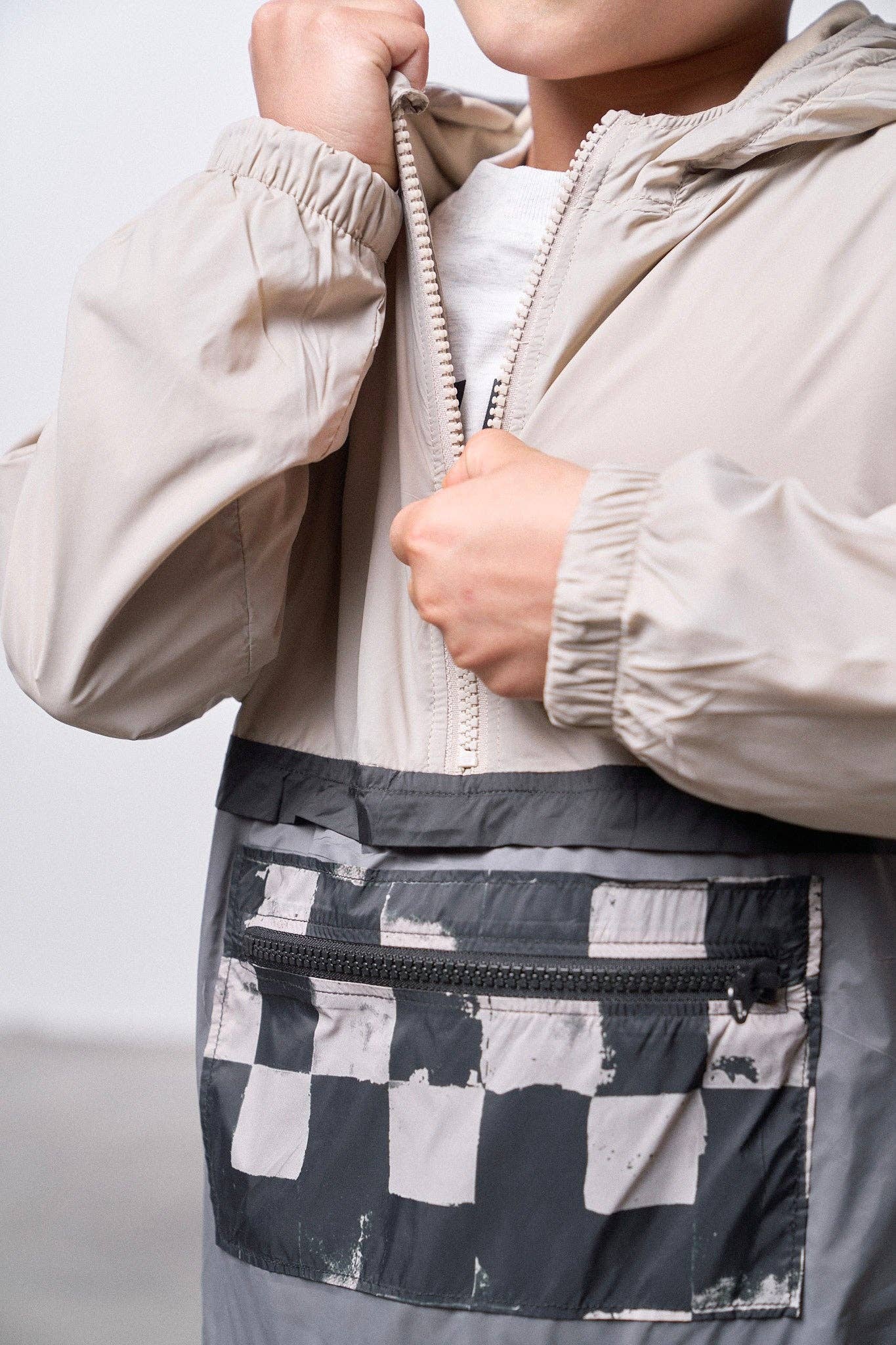 Little Bipsy - Check Block Windbreaker