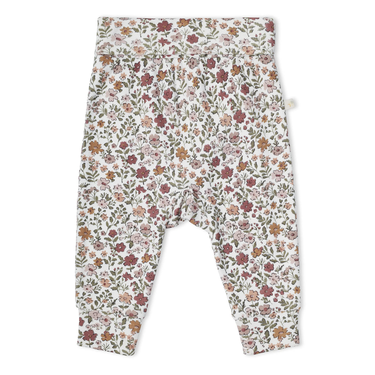 Makemake Organics - Organic Bodysuit & Foldover Pants Set - Woodland Sprig
