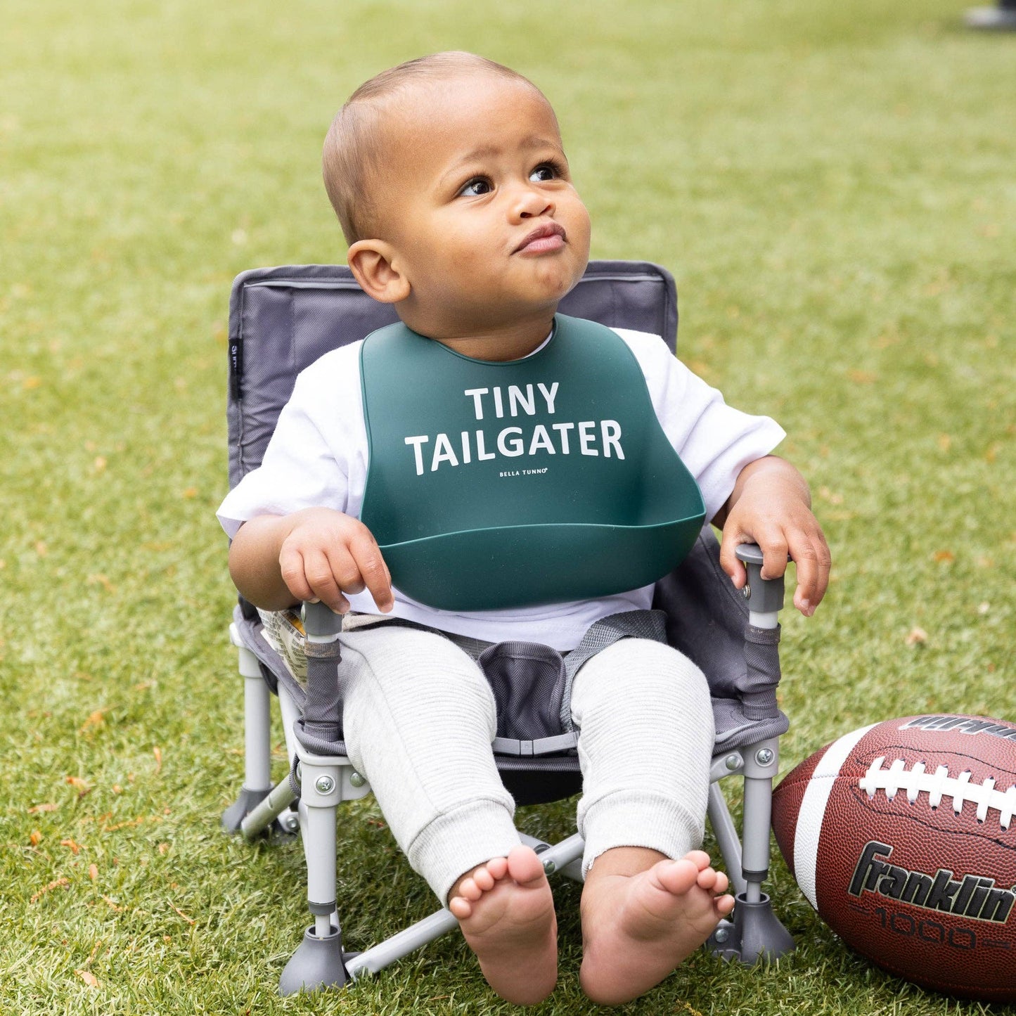 Bella Tunno - Tiny Tailgater Wonder Bib: Green