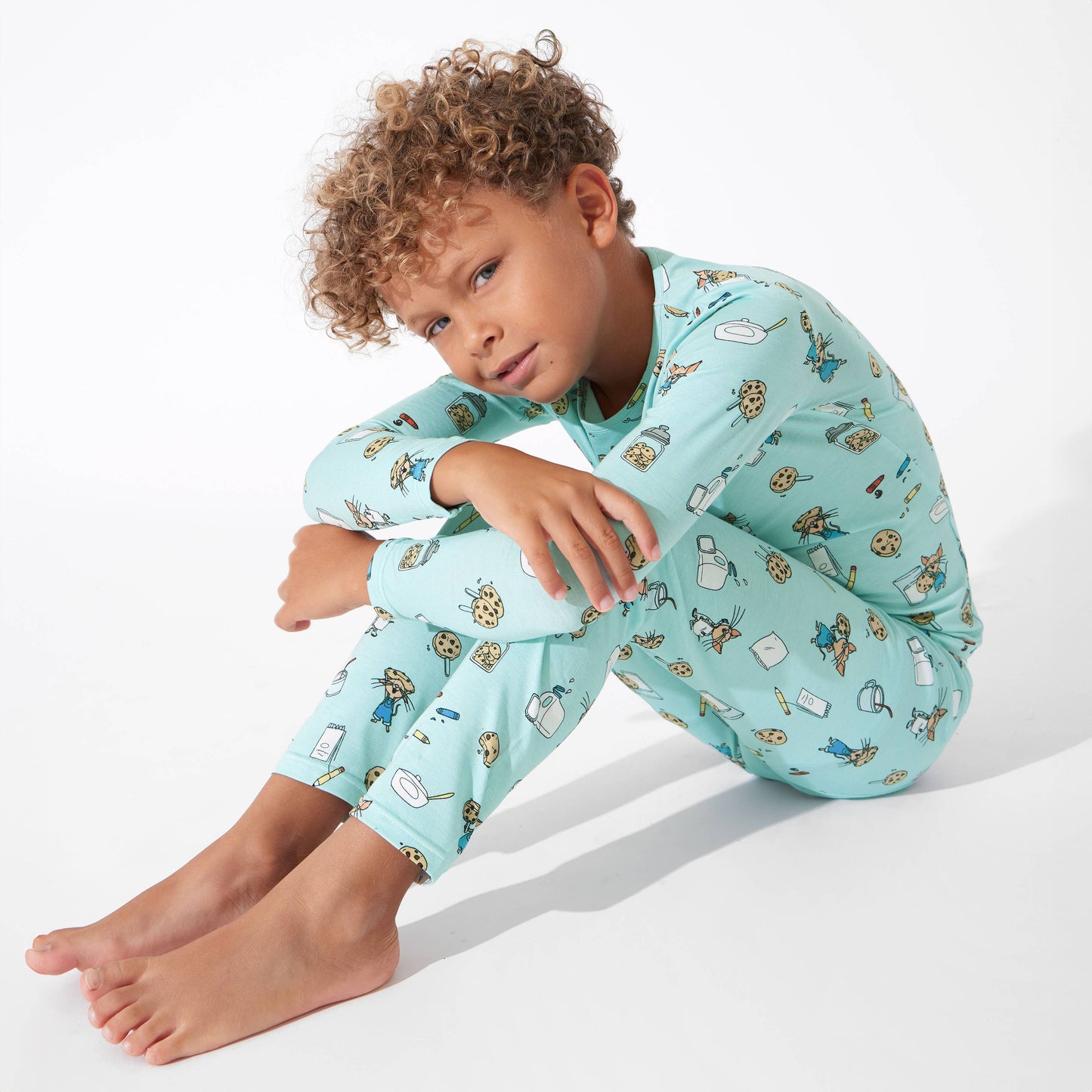 Bellabu Bear - If You Give a Mouse a Cookie Bamboo Kids Pajamas