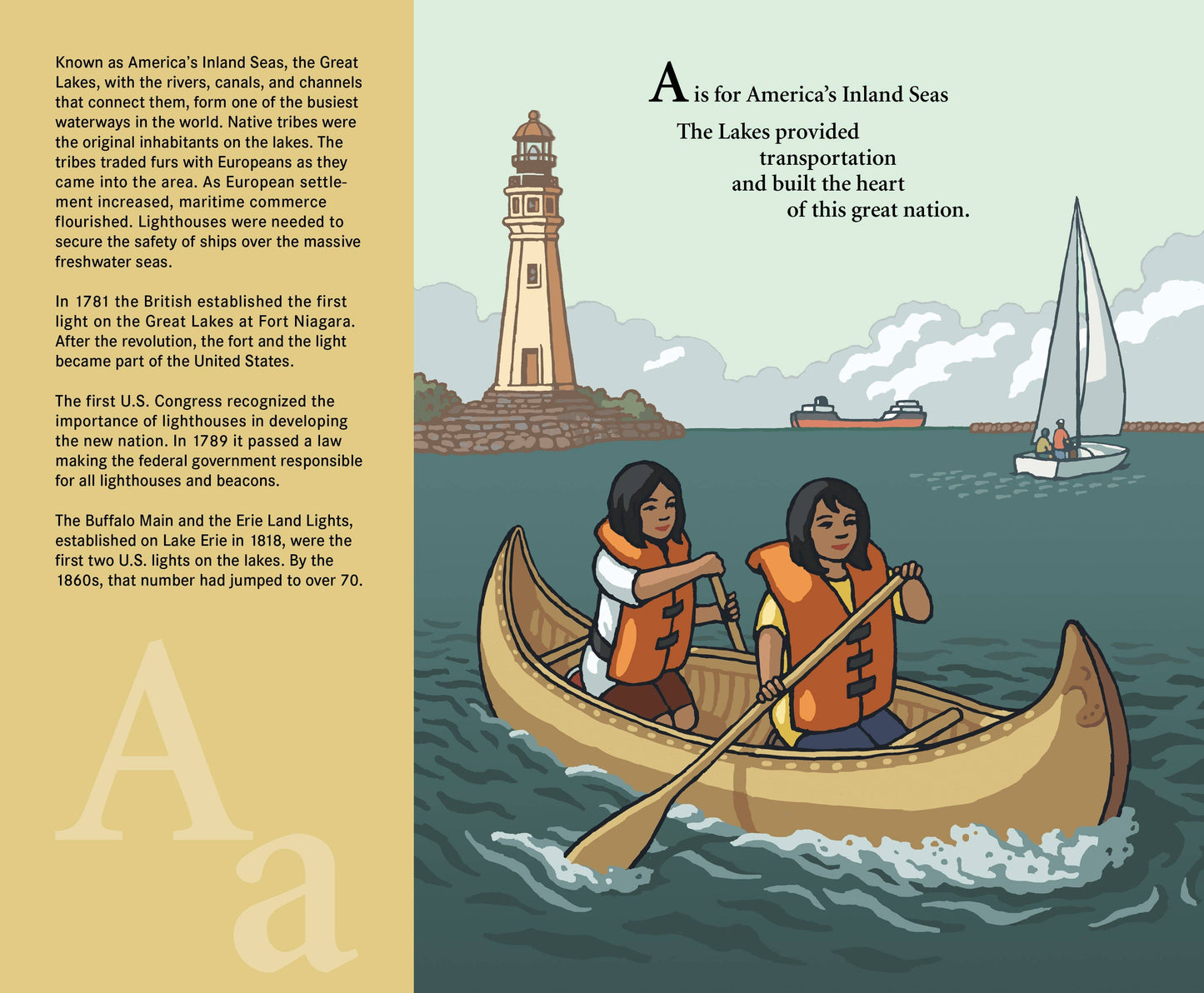 Sleeping Bear Press - B is for Beacon: A Great Lakes Lighthouse Alphabet Book