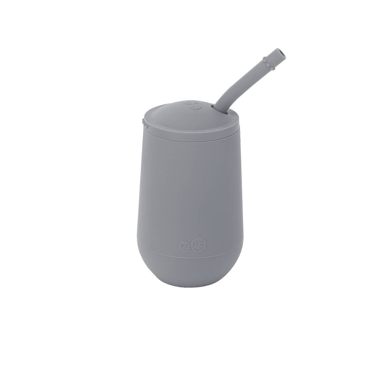 ezpz - Happy Cup + Straw System: Pewter