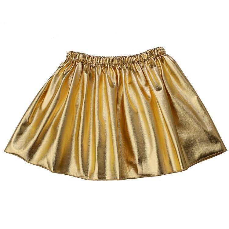 Sparkle Sisters by Couture Clips - Metallic Skirt: Gold