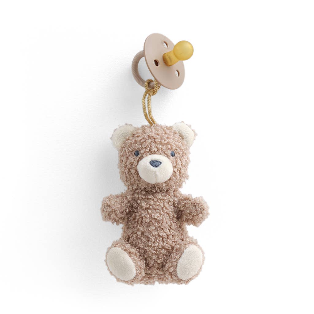 Itzy Ritzy - Bitzy Pal Natural Rubber Pacifier & Plush: Bear