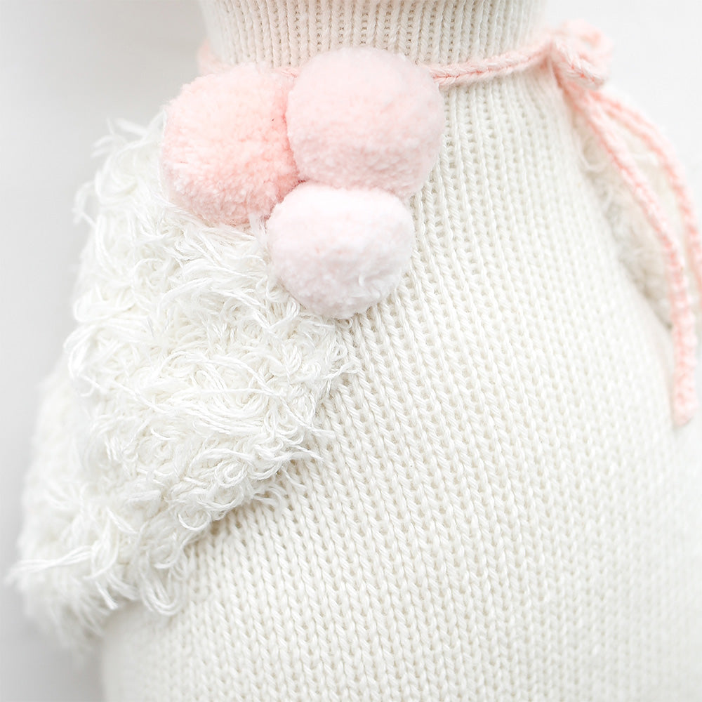 cuddle + kind - Harlow the Swan Handknit Dolls