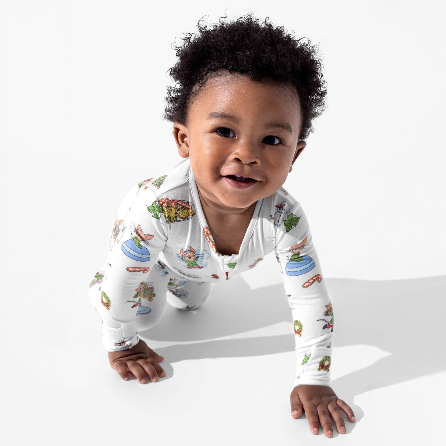 Bellabu Bear - If You Give A Mouse A Cookie Christmas Bamboo Convertible Footie