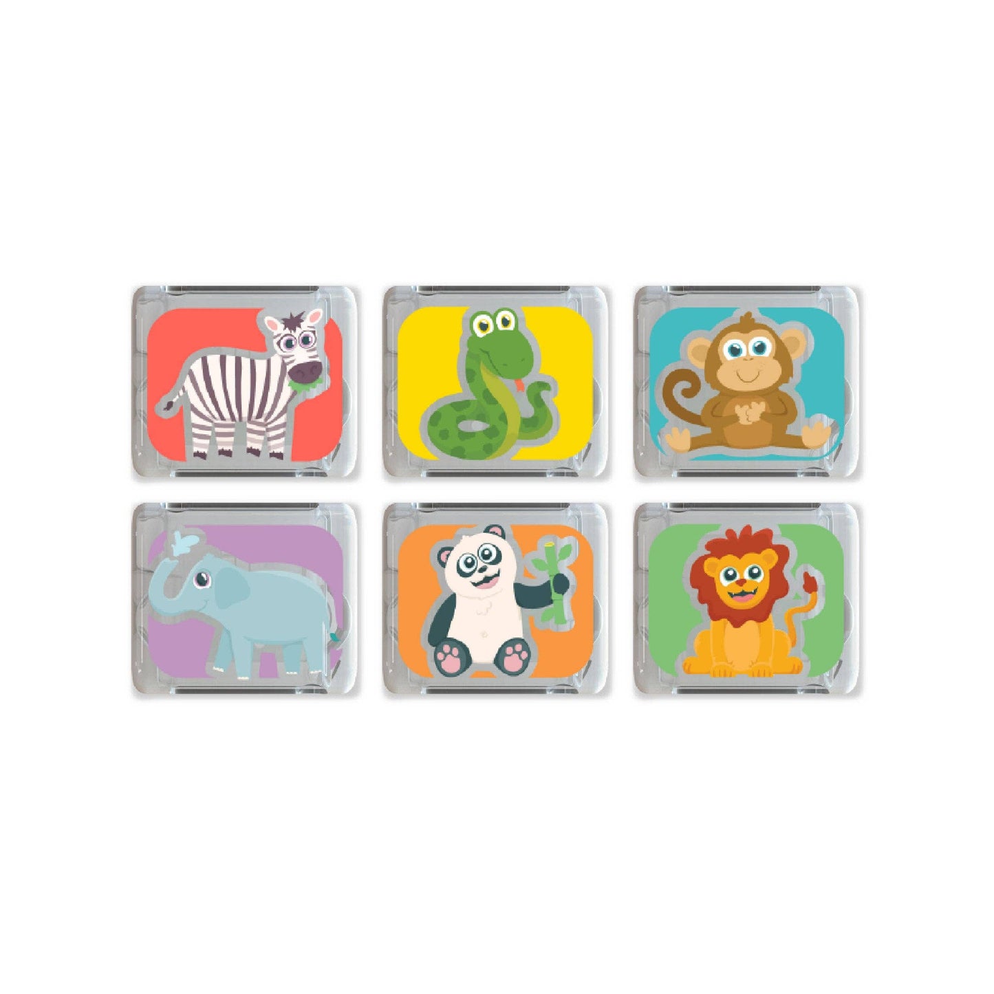 Glo Pals - Glo Pals: 6-Pack Zoo Gift Set Light Up Cubes