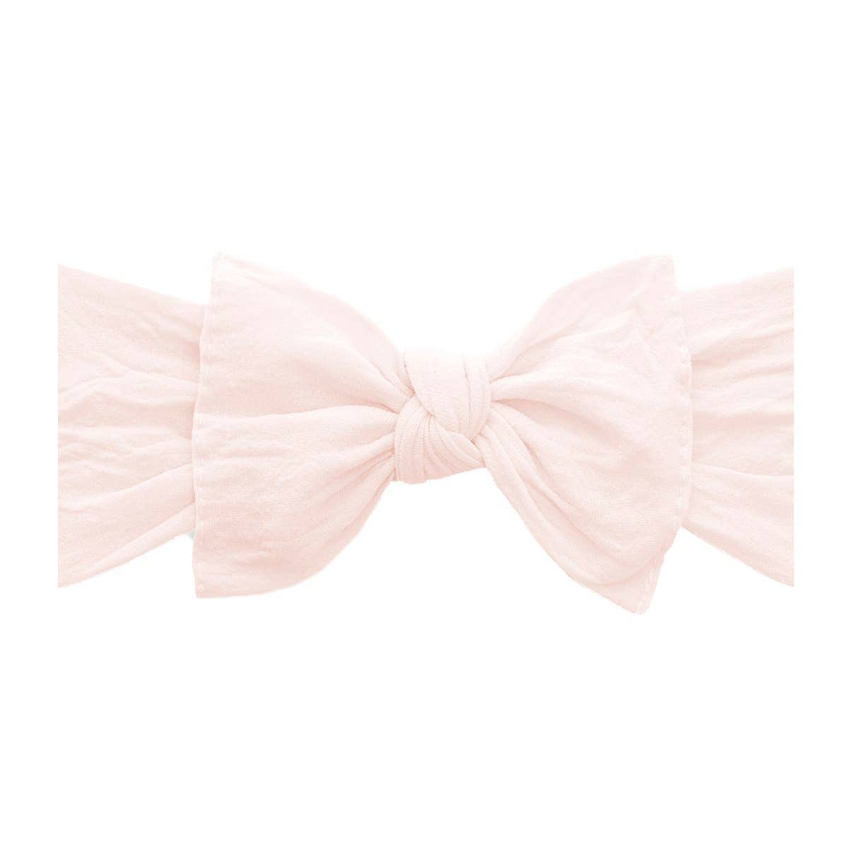 Baby Bling Bows - Baby Bling® The Original Knot soft nylon headband: Ballet pink