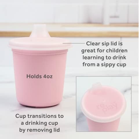 Re-Play - Tiny Dining 1st Meals Set - Ice Pink