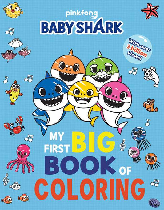 Simon & Schuster - Baby Shark: My First Big Book of Coloring by Pinkfong: Paperback; 192 pages / English