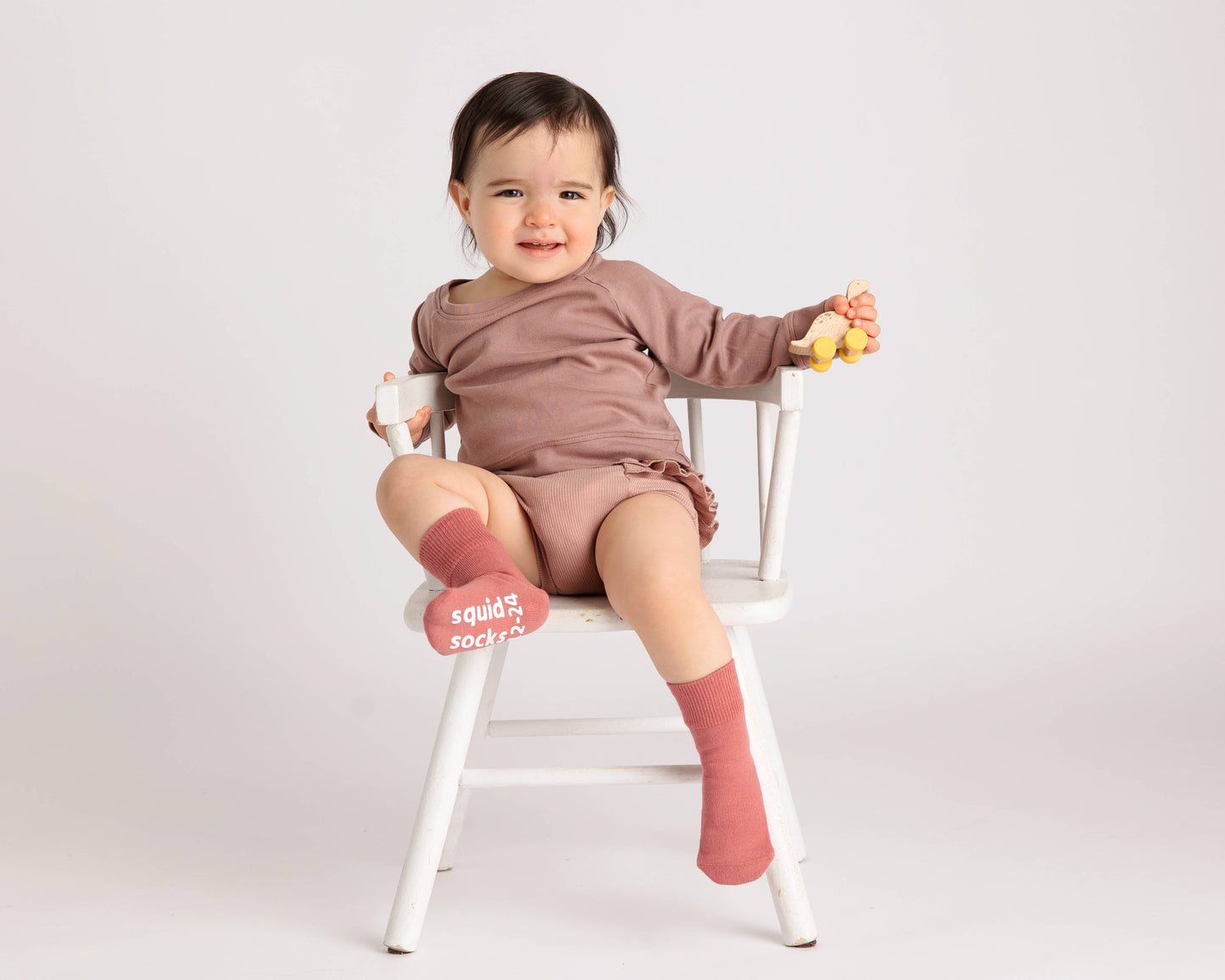 squid socks - Courtney - Baby Socks / Kids Socks with Non-Slip Silicone