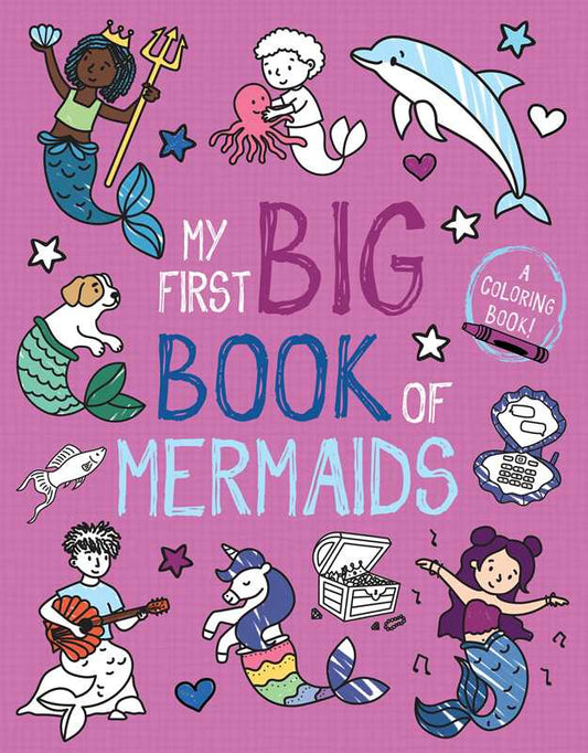 Simon & Schuster - My First Big Book of Mermaids by Little Bee Books: Coloring Book