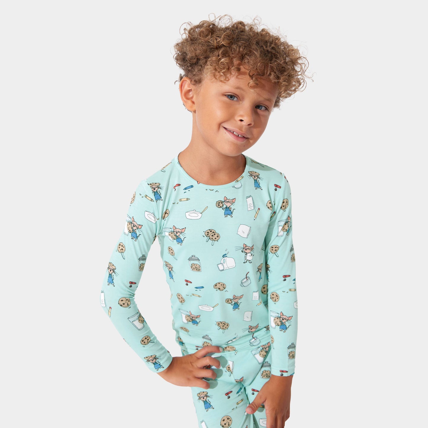 Bellabu Bear - If You Give a Mouse a Cookie Bamboo Kids Pajamas