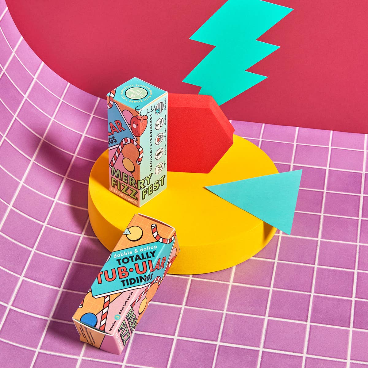 Dabble & Dollop - Totally Tub-ular Bath Bomb Stocking Stuffer