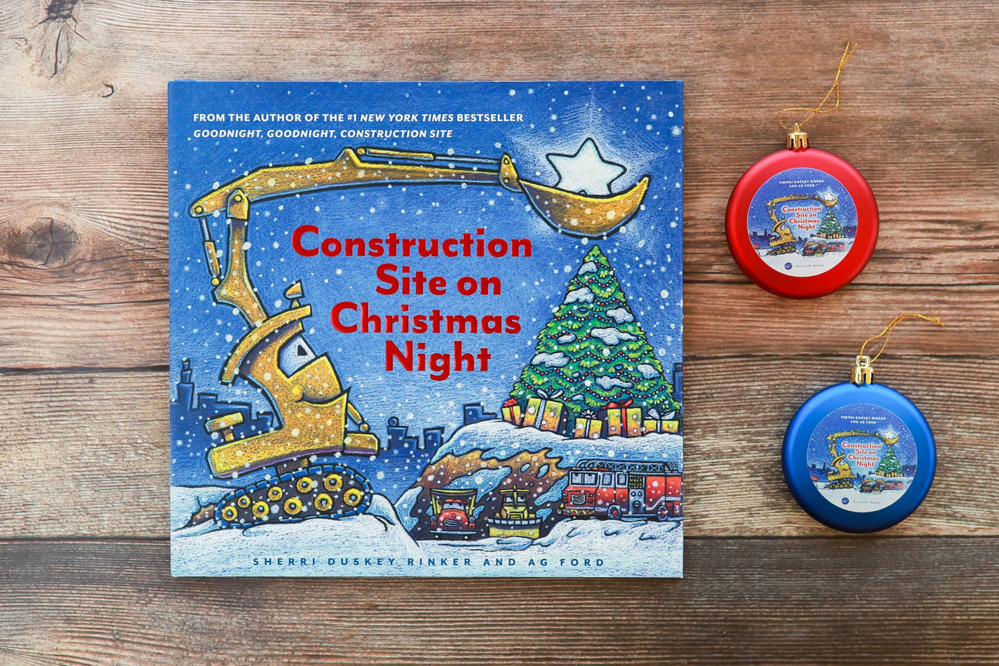 Chronicle Books - Construction Site on Christmas Night Book