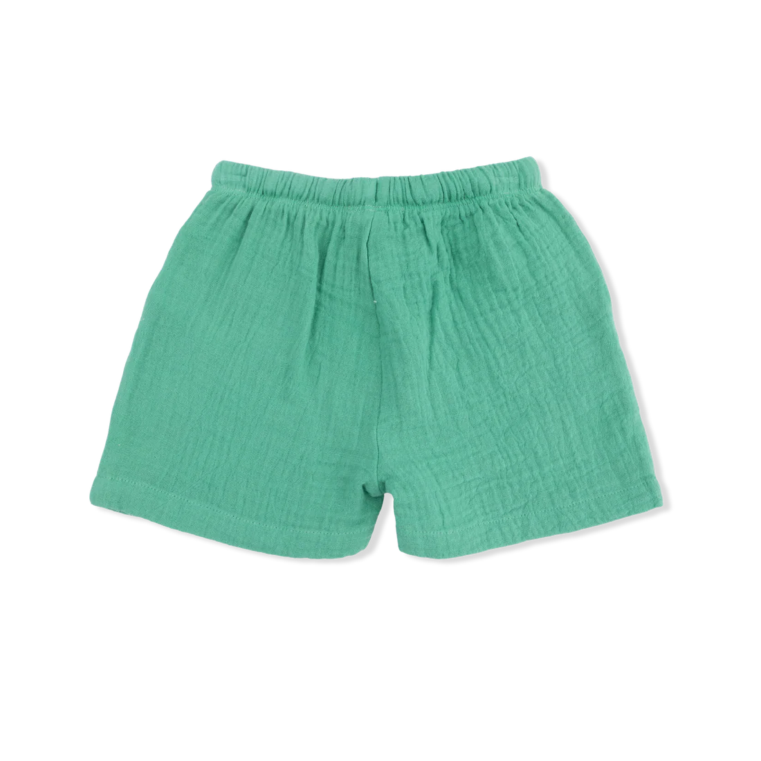 Angel Dear - Solid Muslin Ming Green - Casual Short