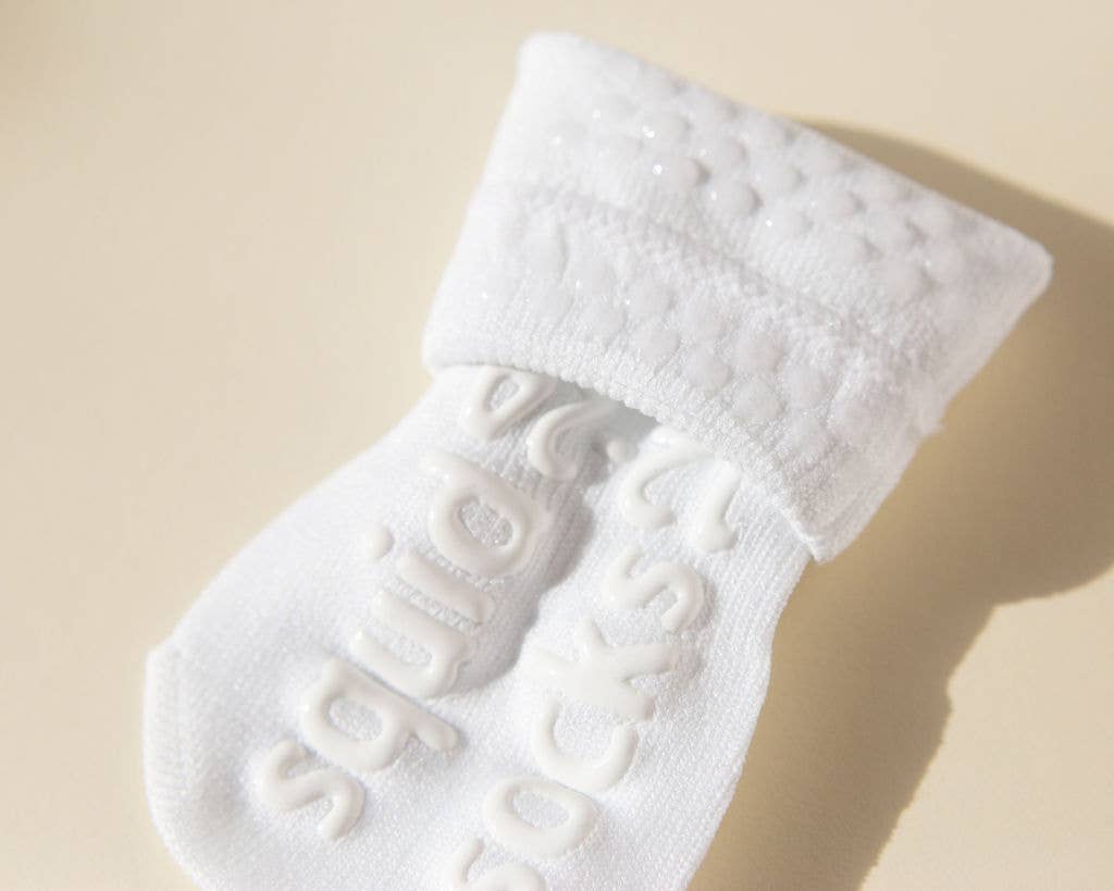 Squid Socks - Cowboy - Baby Socks / Kids Socks with Non-Slip Silicone
