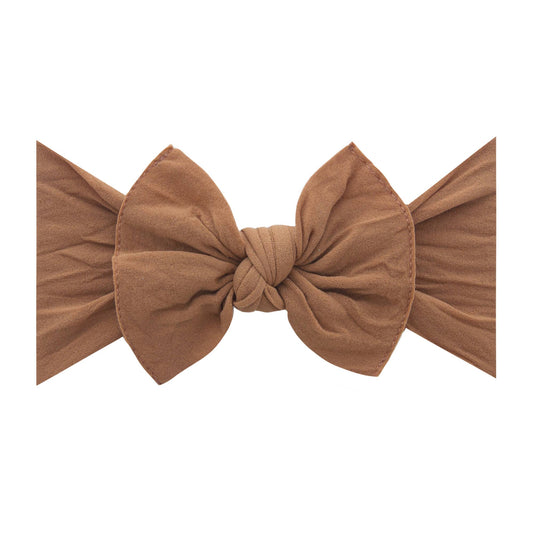 Baby Bling Bows - Camel - Baby Bling® The Original Knot soft nylon headband