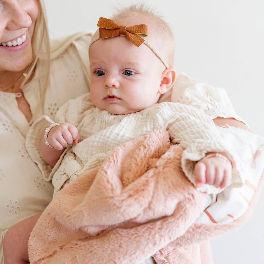 Saranoni - MINKY/LUSH MINI BLANKETS: Bows