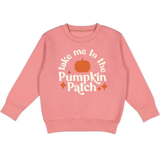 Sweet Wink - Take Me To The Pumpkin Patch Sweatshirt - Dusty Rose