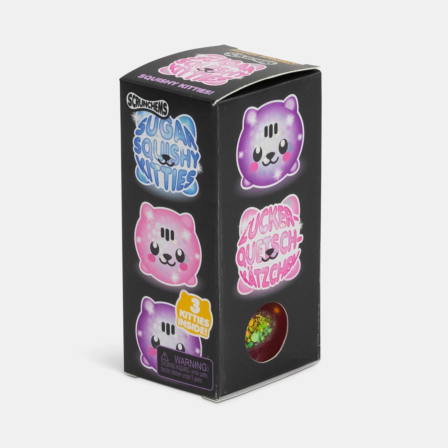 One For Fun - Scrunchems Diddy Sugar Squishy Kitties (3 Pcs) (limit 1)