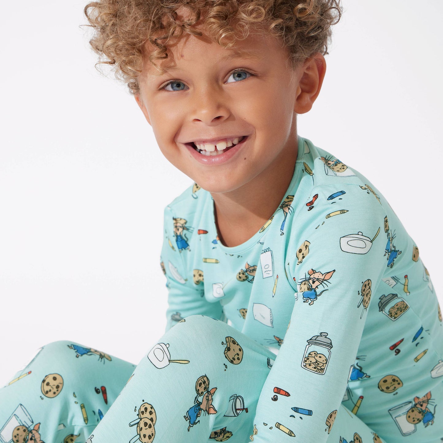 Bellabu Bear - If You Give a Mouse a Cookie Bamboo Kids Pajamas