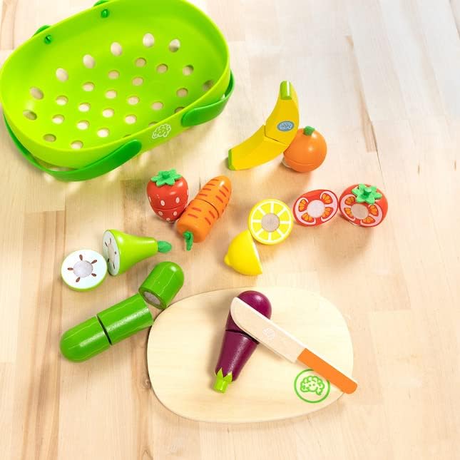 Fat Brain Toy Co. - Pretendables Fruit & Veggie Basket