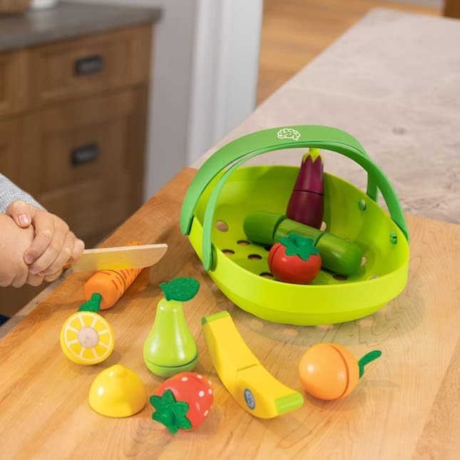 Fat Brain Toy Co. - Pretendables Fruit & Veggie Basket