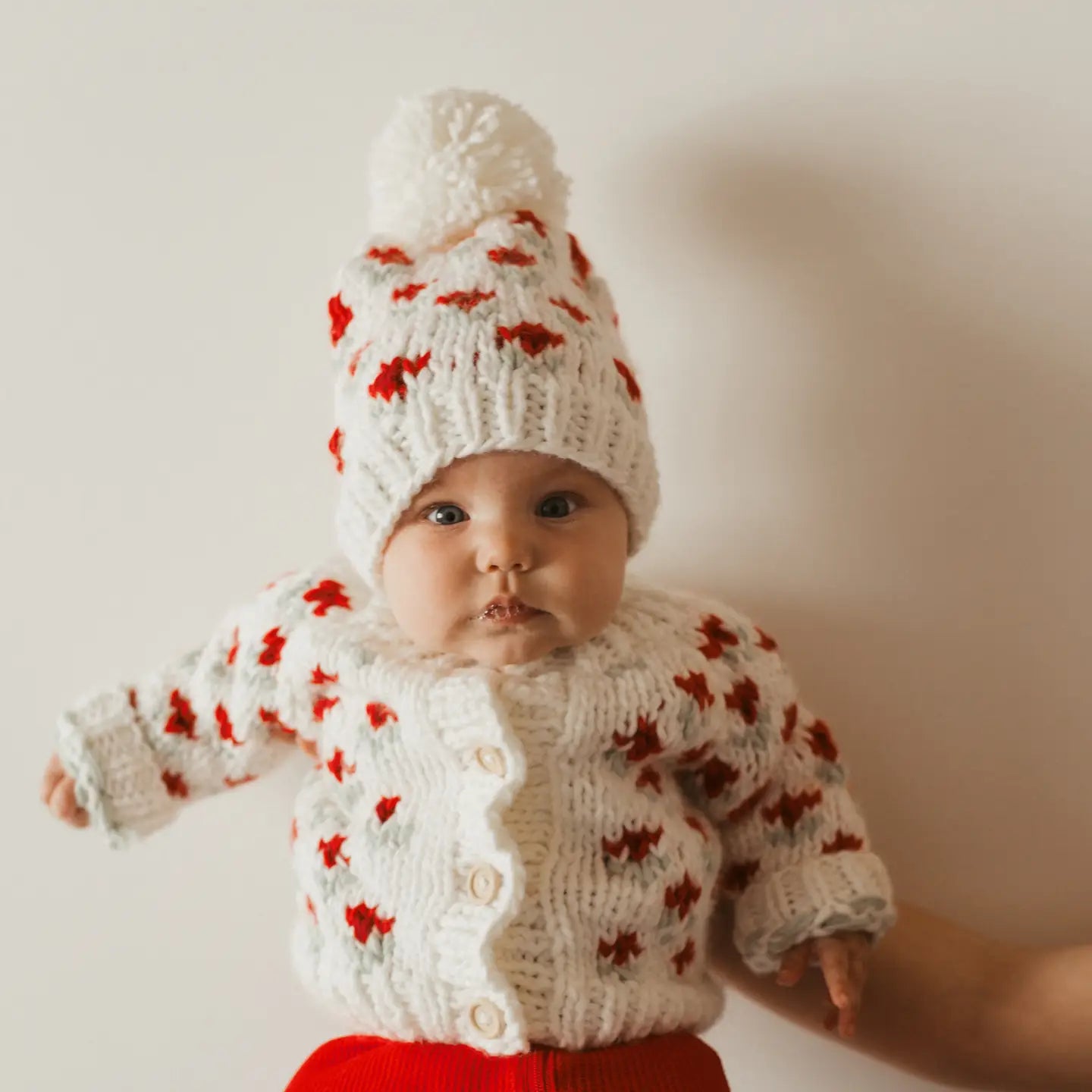 Huggalugs - Bitty Blooms Holiday Beanie Hat