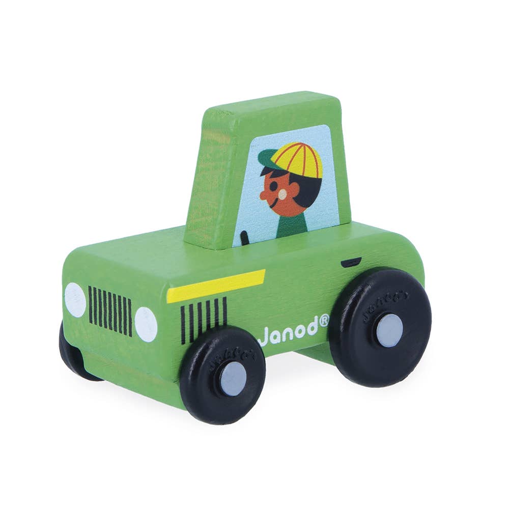 Janod - Crossroads Countryside Green Tractor