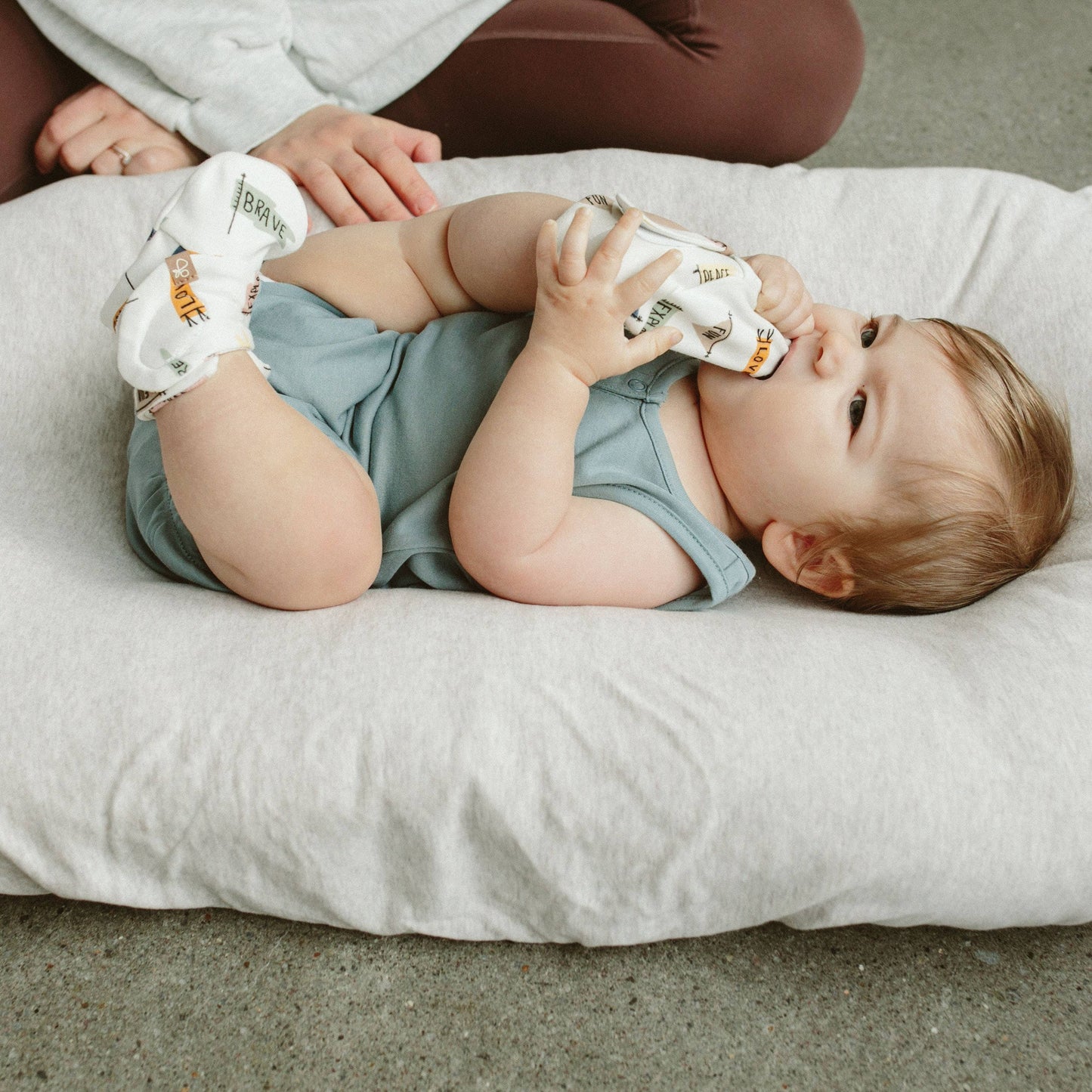 goumikids - Stay On 2-Pack Baby Boots - Affirmations + Poolside