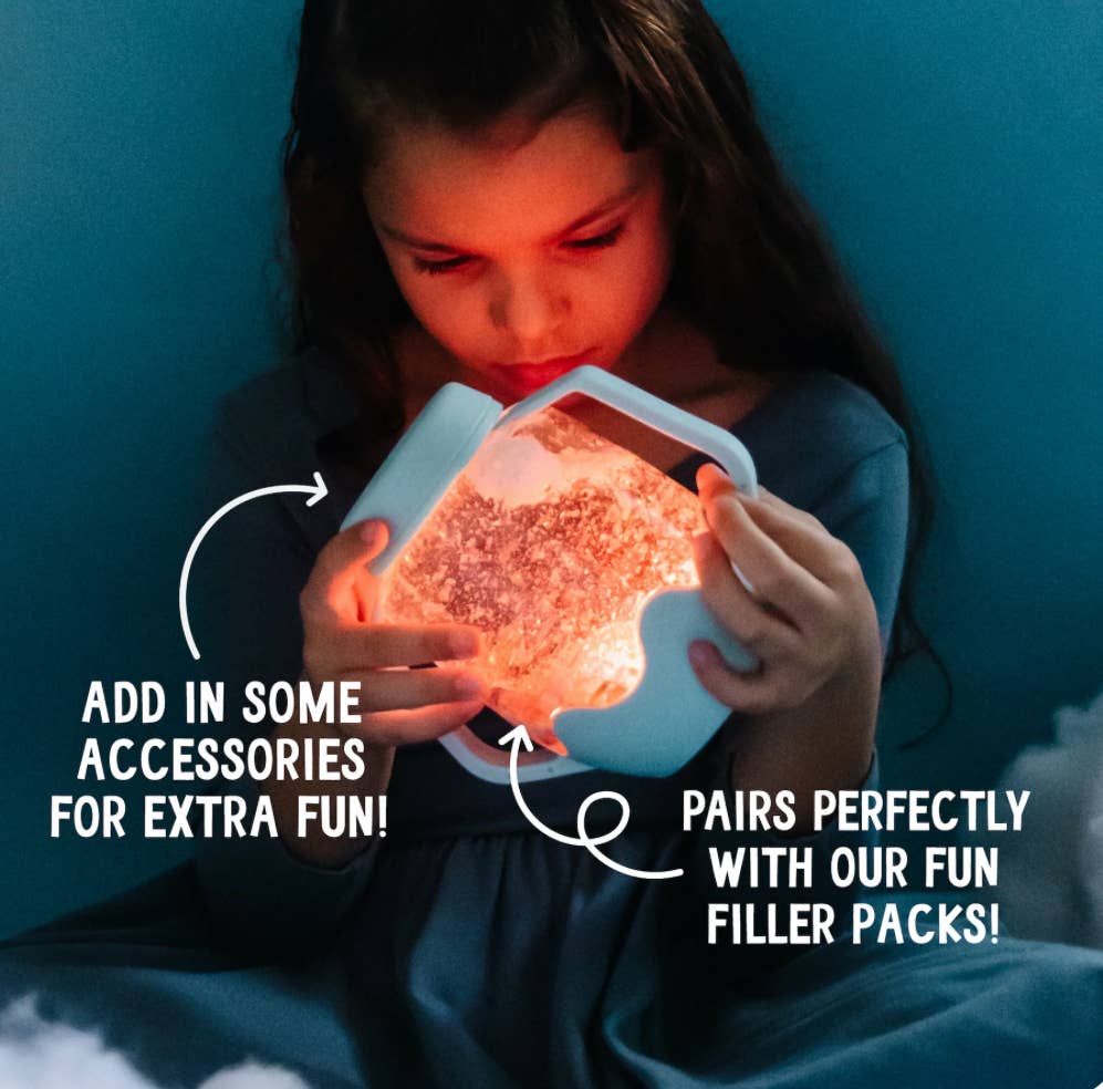 Glo Pals - Frosty Blue Sensory Play Jar