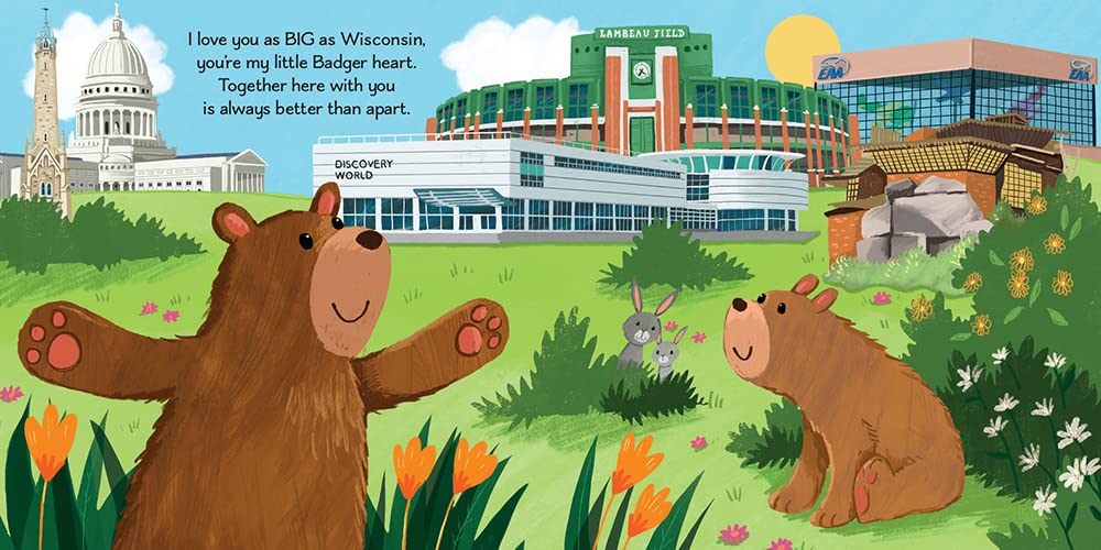 Sourcebooks - I Love You As Big As Wisconsin Board Book