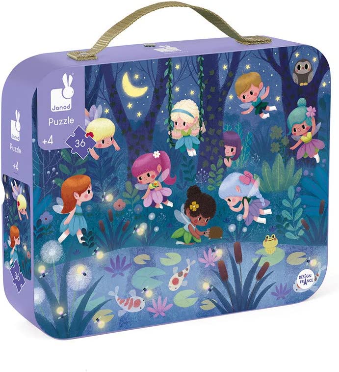 Janod - Puzzle - Fairies & Waterlilies 36 pcs