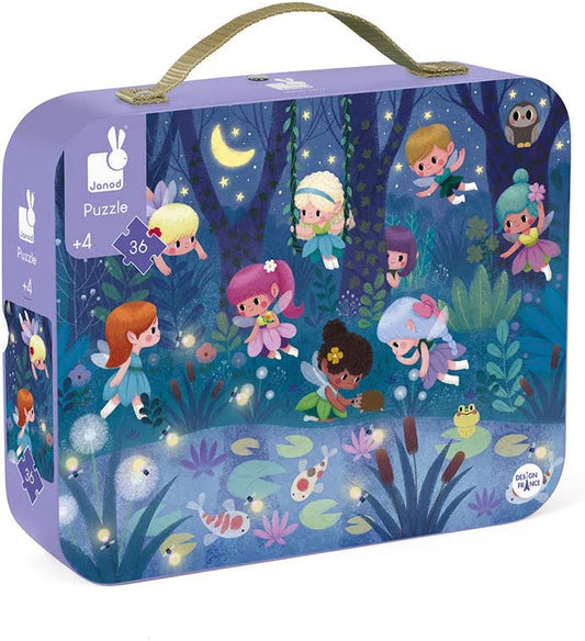 Janod - Puzzle - Fairies & Waterlilies 36 pcs