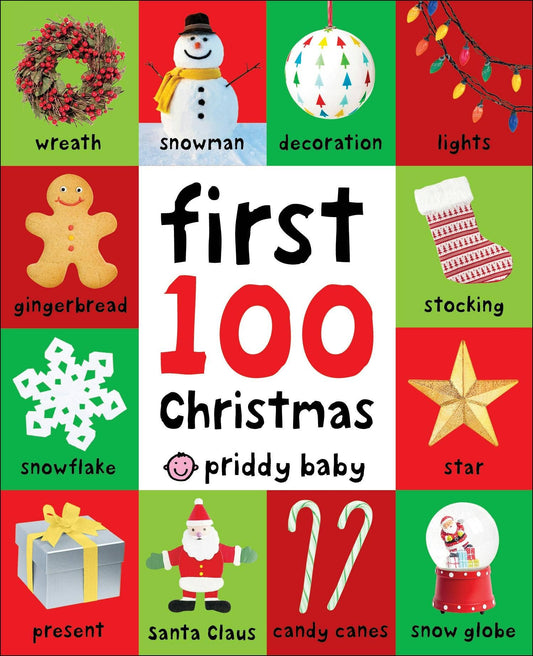 Macmillan Publishers - First 100 Christmas Words Book by priddy baby