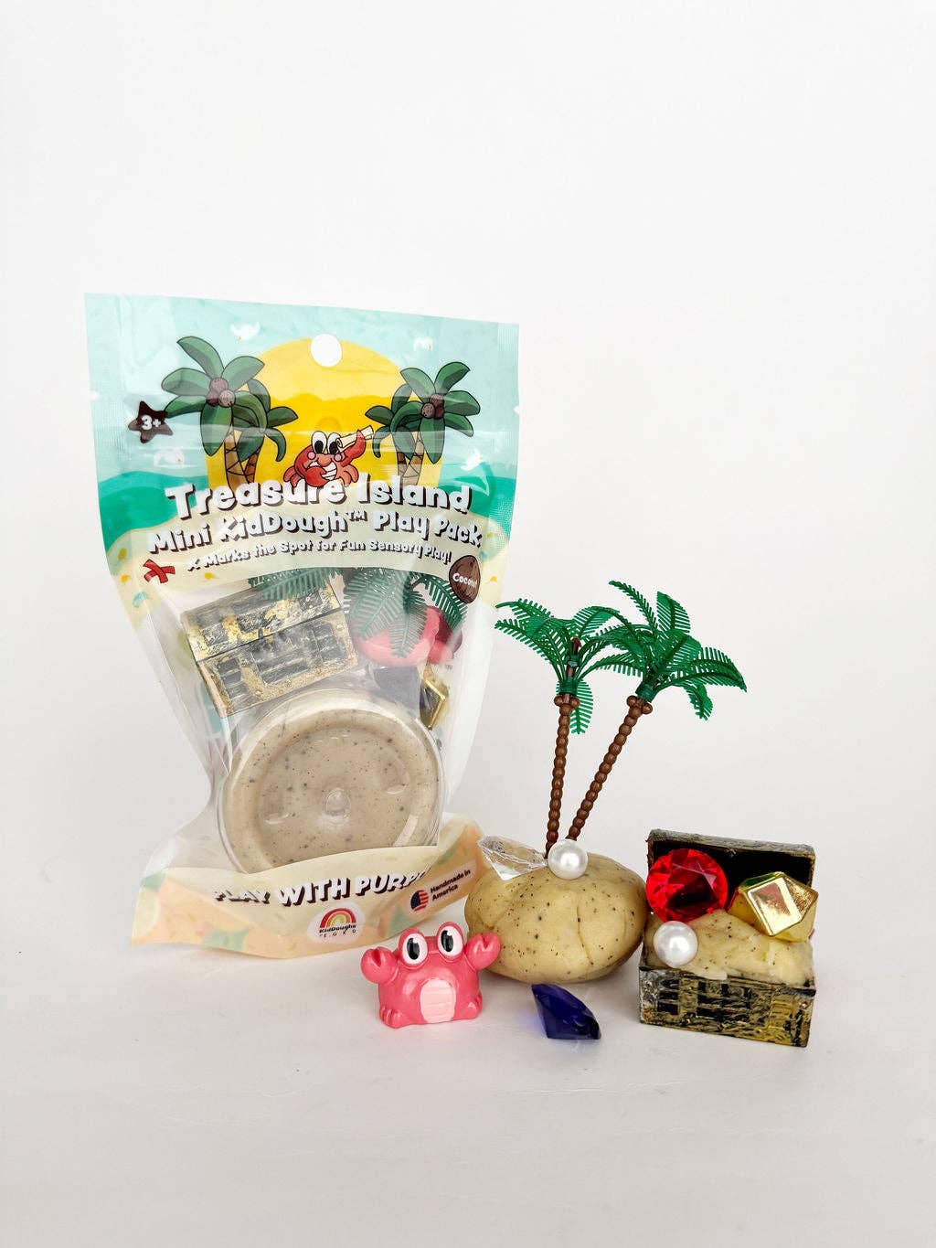 Earth Grown KidDoughs - Treasure Island Mini Play Pack