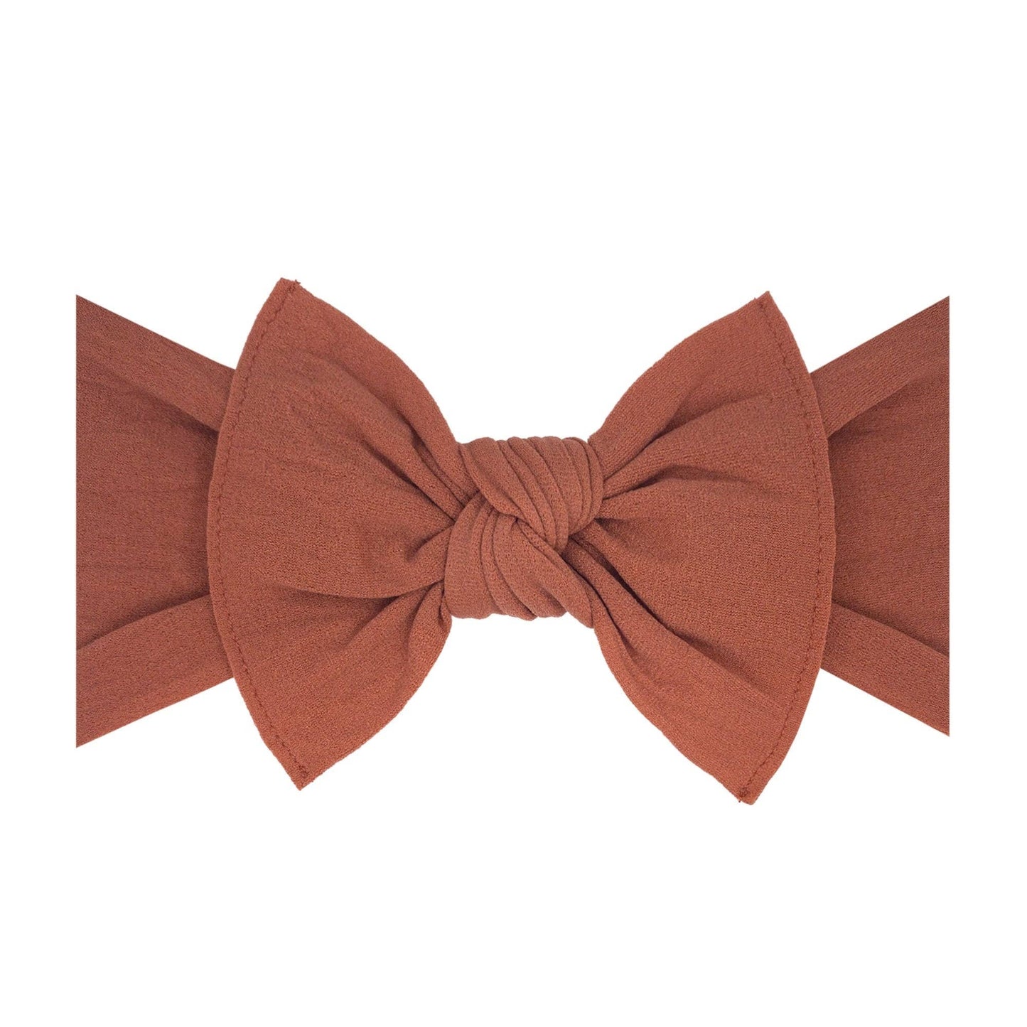 Baby Bling Bows - Clay - THE KNOT Soft nylon headband