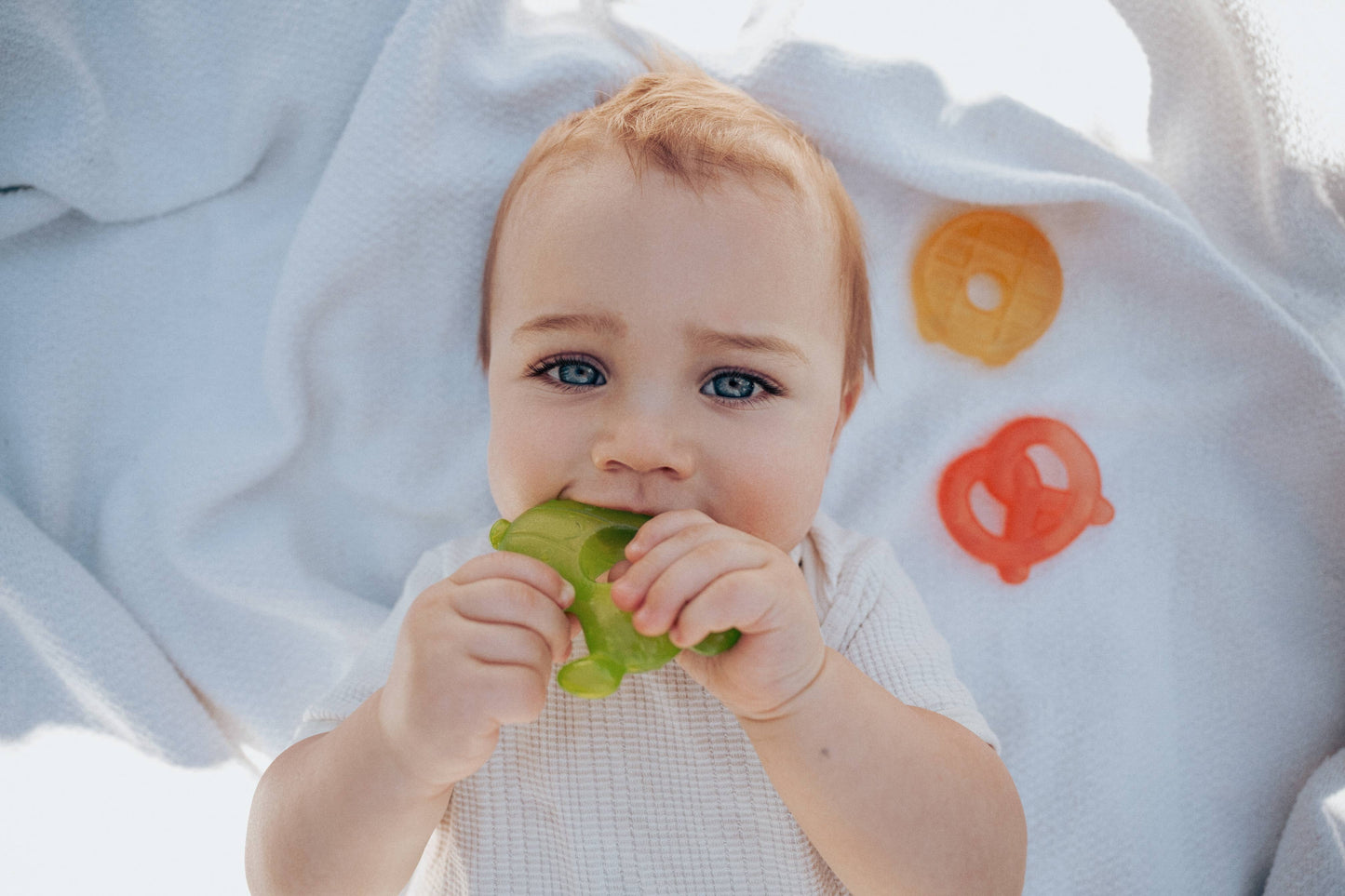 Itzy Ritzy - Cutie Coolers™ Water Filled Teethers (3-pack): Silly Foods