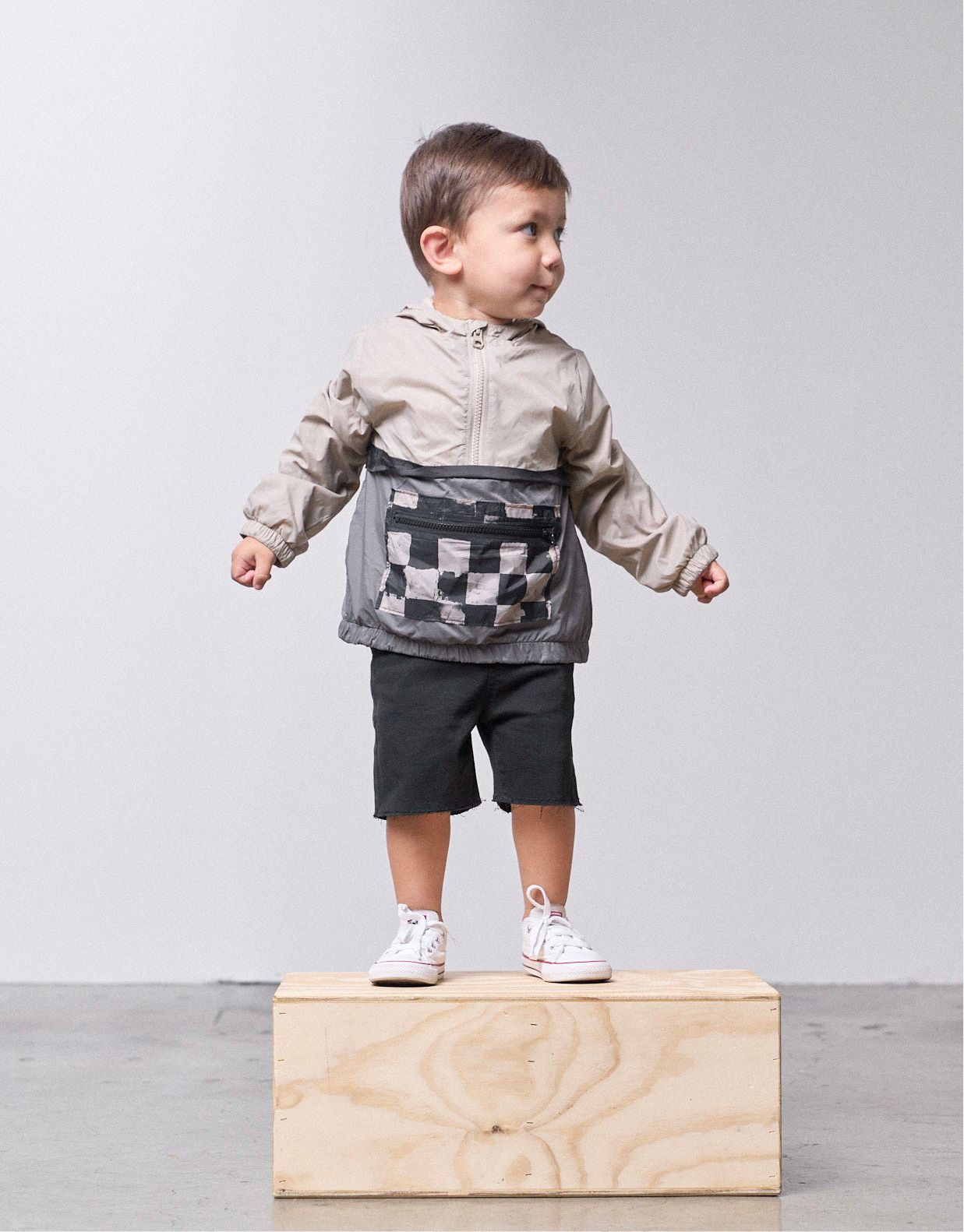 Little Bipsy - Check Block Windbreaker