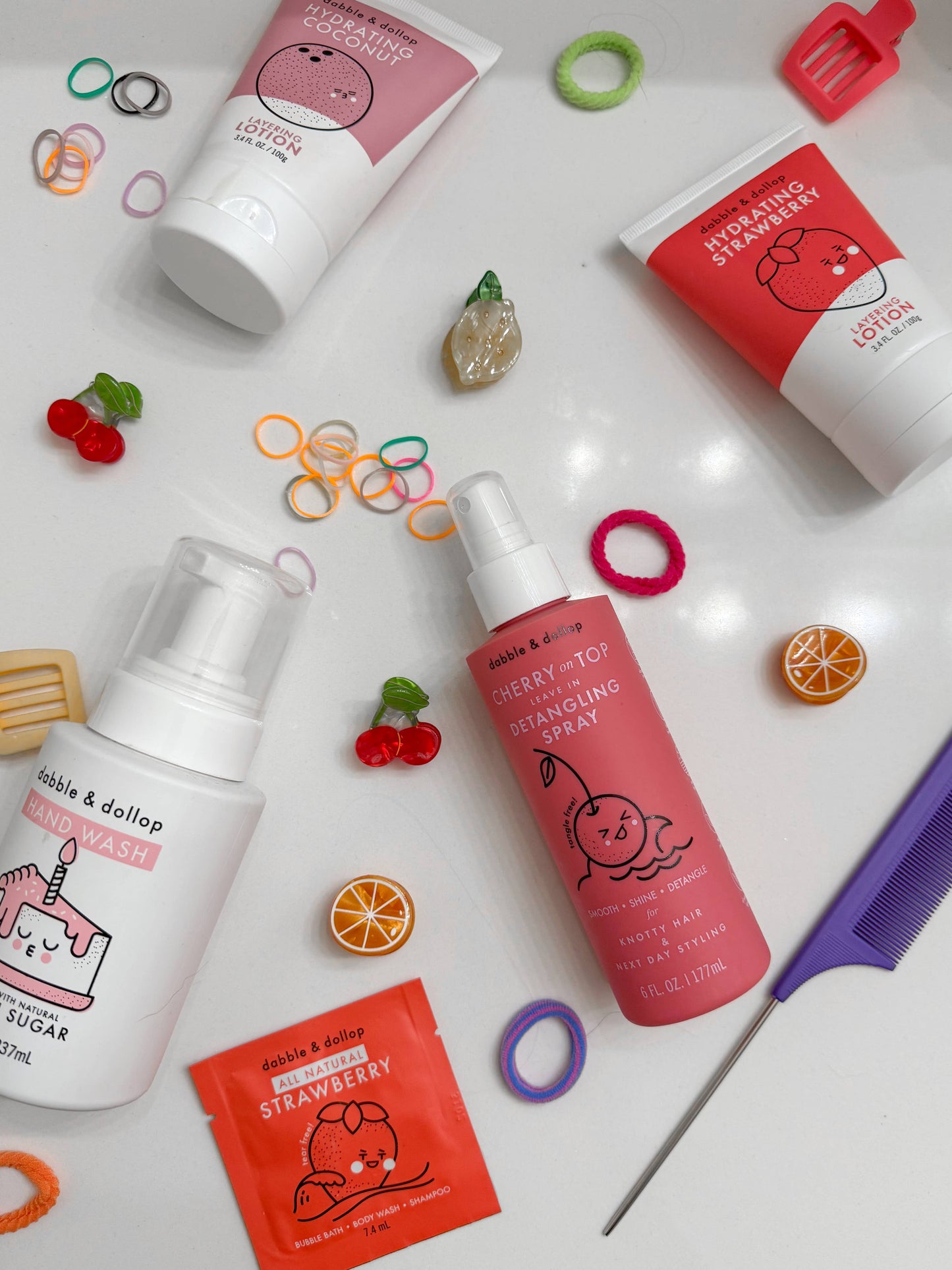 Dabble & Dollop® - Cherry on Top® Hair Detangling & Conditioning Spray