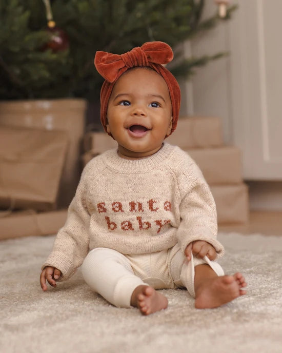 Quincy Mae - Knit Sweater || Santa Baby