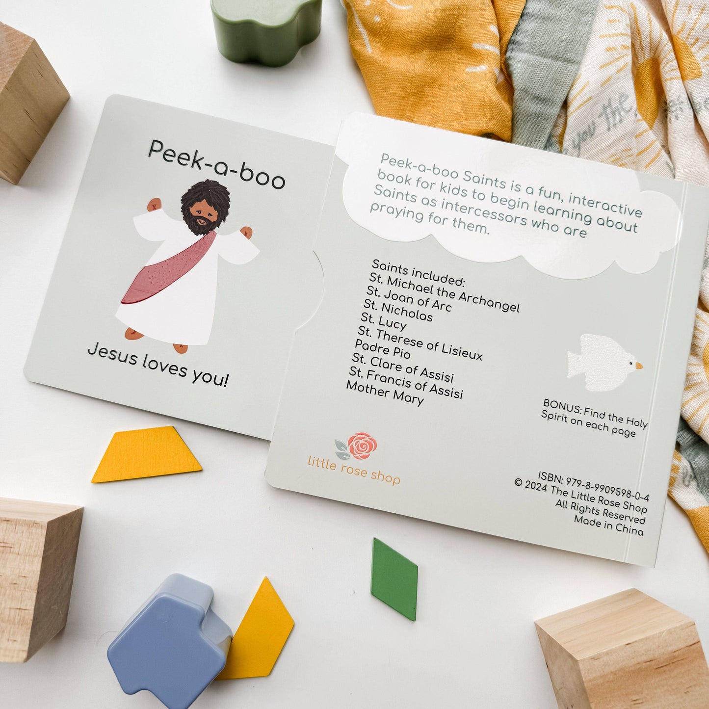 The Little Rose Shop - Peek-a-boo Saints Catholic Board Book